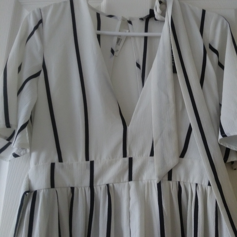 Large High short long back jumpsuit